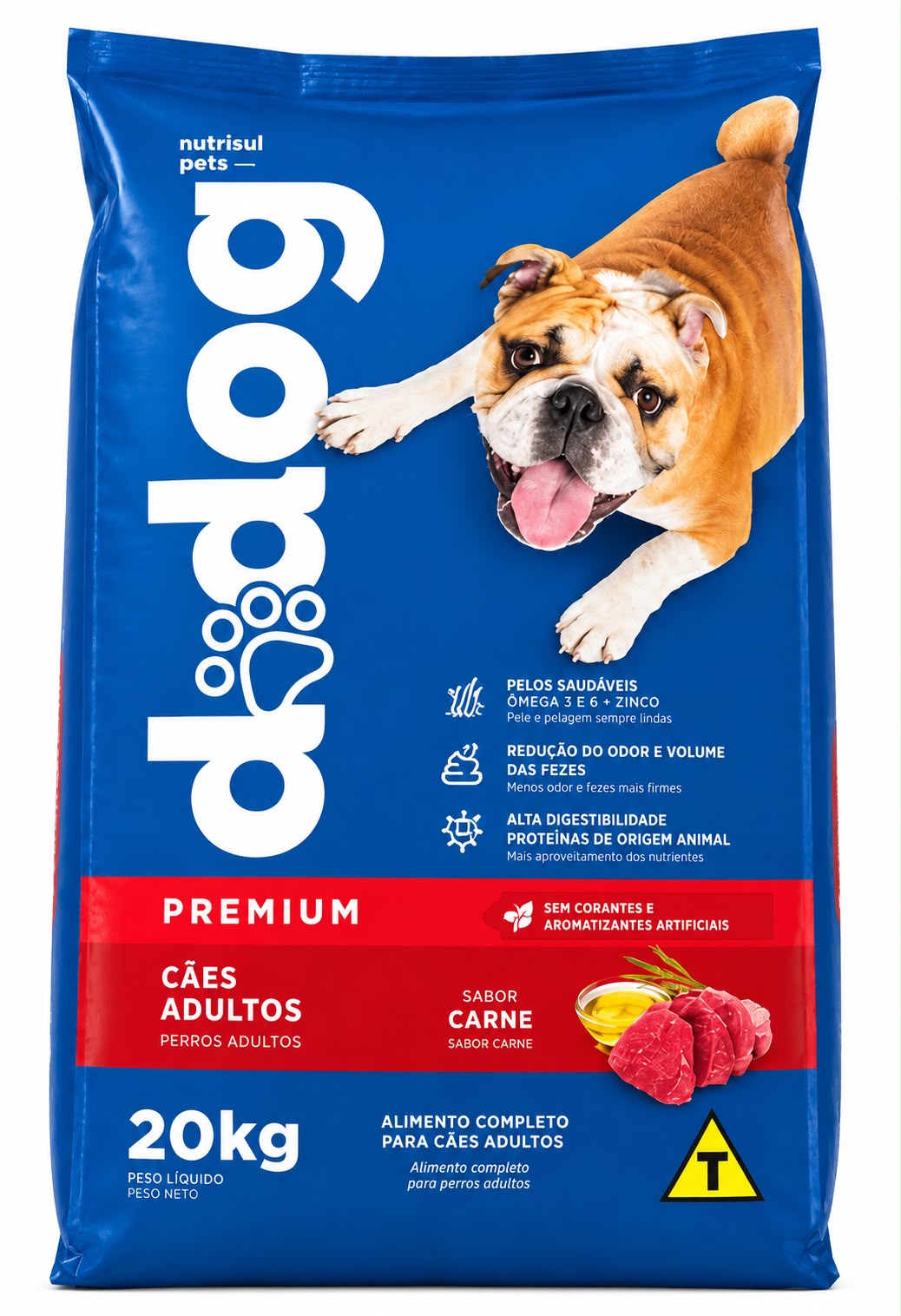 RAÇÃO D DOG PREMIUM CARNE