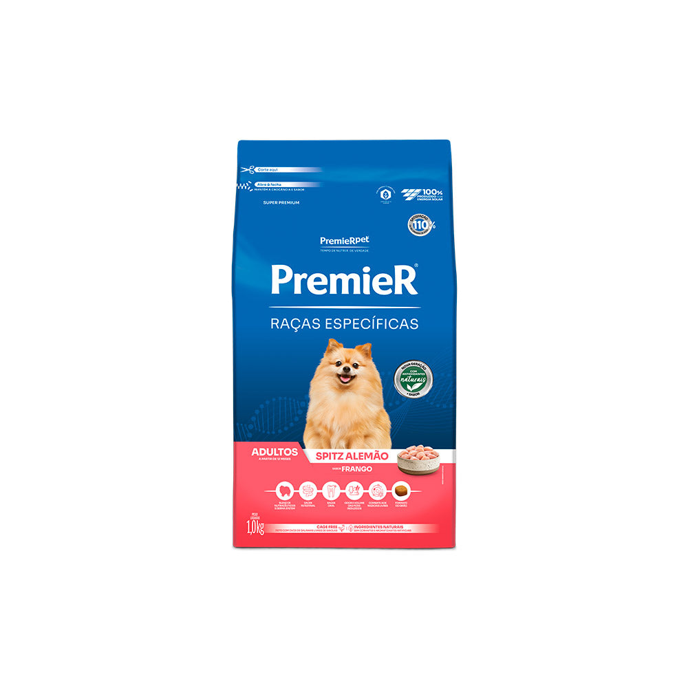RAÇÃO PREMIER RAÇAS ESPECIFICAS SPITZ ALEMÃO ADULTO