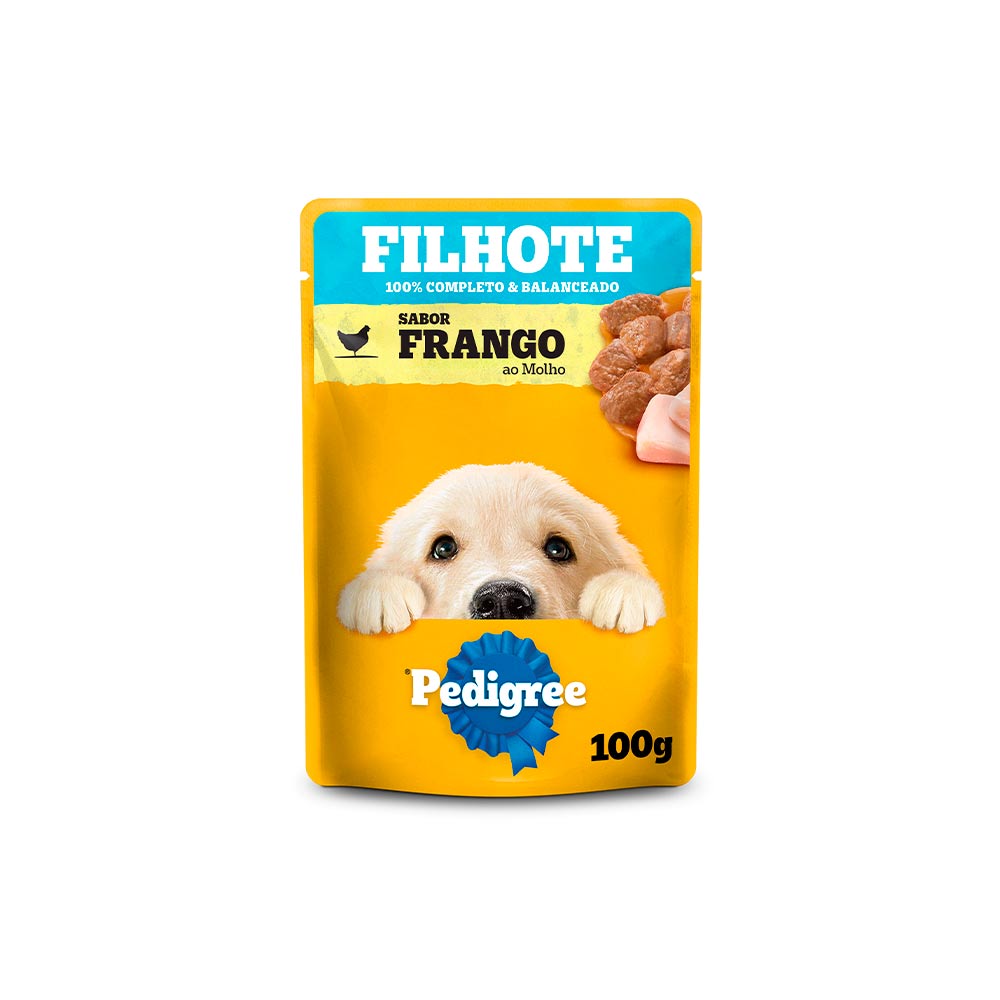 SACHÊ PEDIGREE FILHOTE SABOR FRANGO AO MOLHO 100G