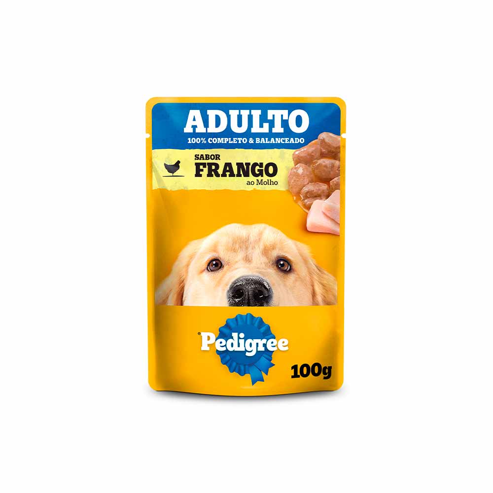 SACHÊ PEDIGREE ADULTO SABOR FRANGO AO MOLHO 100G