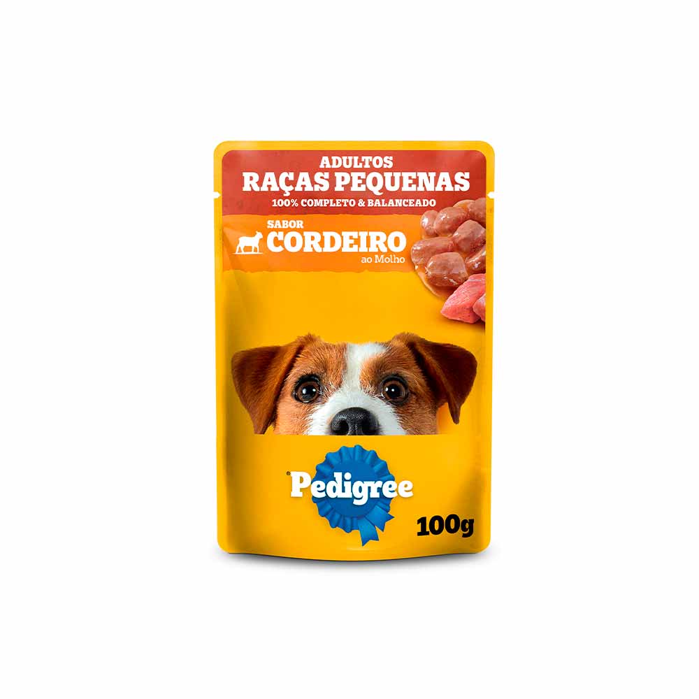 SACHÊ PEDIGREE ADULTO SABOR CORDEIRO AO MOLHO 100G