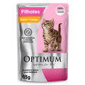Ração Úmida Optimum Sachê Gatos Filhotes Frango 85 g
