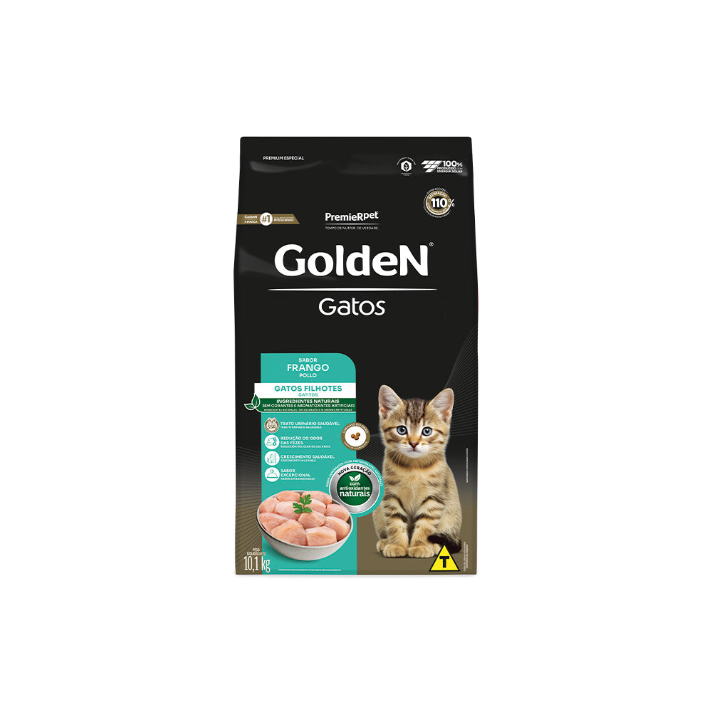 RAÇÃO GOLDEN GATOS FILHOTES SABOR FRANGO