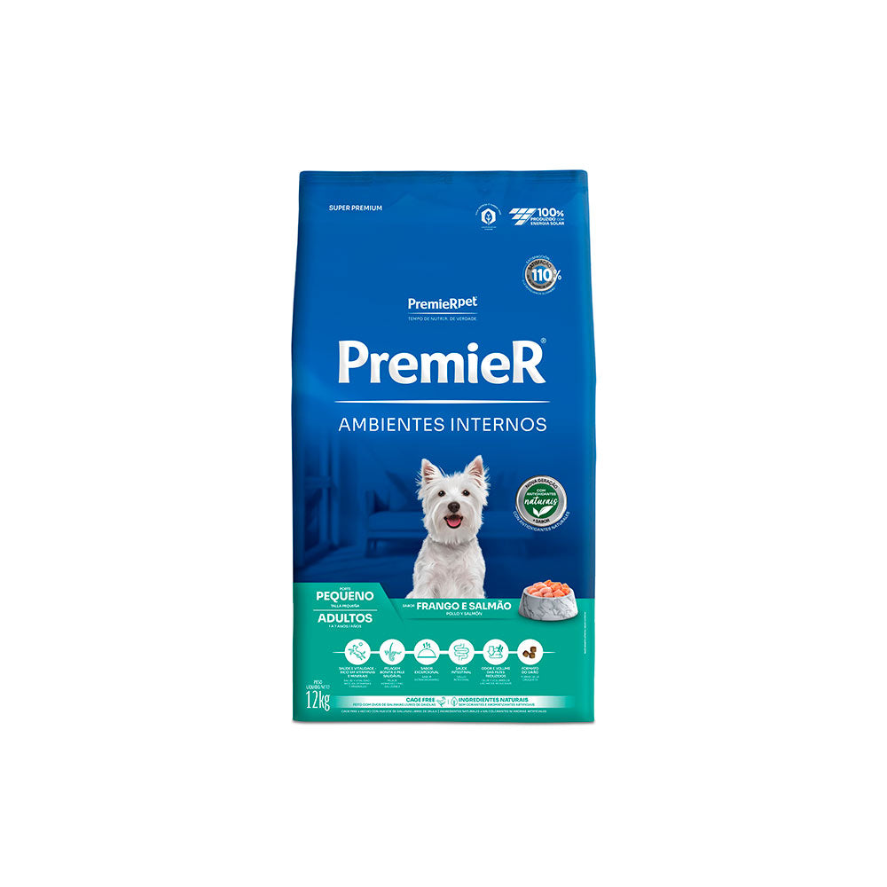 RAÇÃO PREMIER AMBIENTE  INTERNOS CAO ADULTO