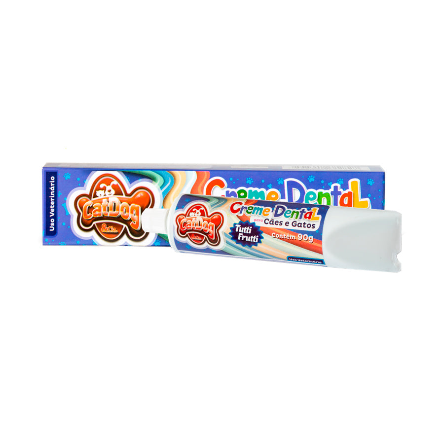 Creme Dental CatDog Para Cães e Gatos Caixa 90g