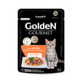 SACHE GOLDEN GOURMET GATOS ADULTOS - ATUM, ABÓBORA & ARROZ INTEGRAL 70G