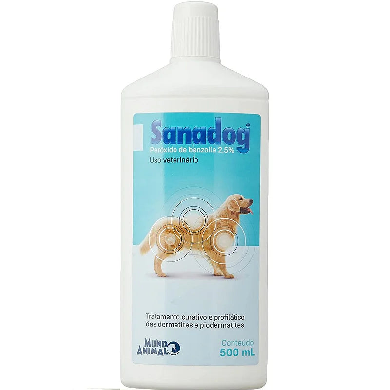 SHAMPOO SANADOG PARA CÃES MUNDO ANIMAL