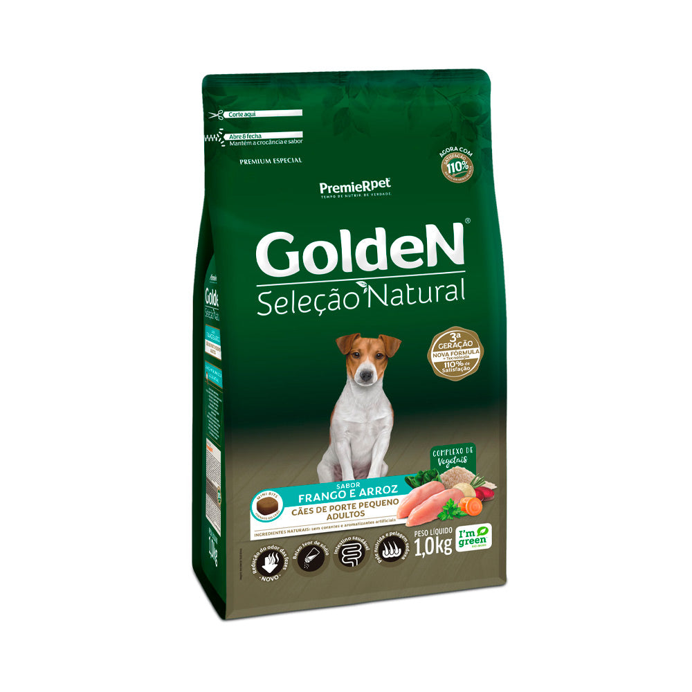 GOLDEN SELEÇÃO NATURAL ADULTO FRANGO E ARROZ