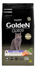 RAÇÃO GOLDEN GATOS ADULTOS SABOR SALMÃO
