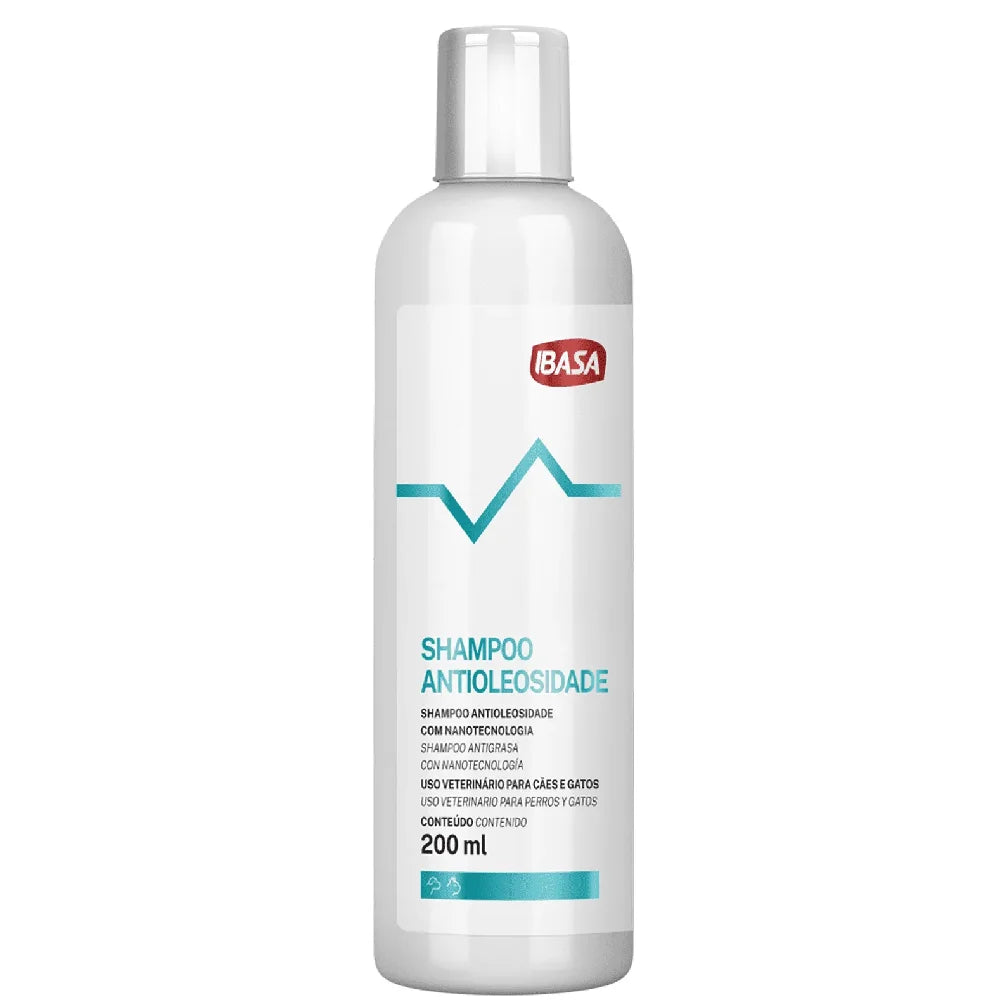 SHAMPOO ANTIOLEOSIDADE PARA CÃES E GATOS 200ML