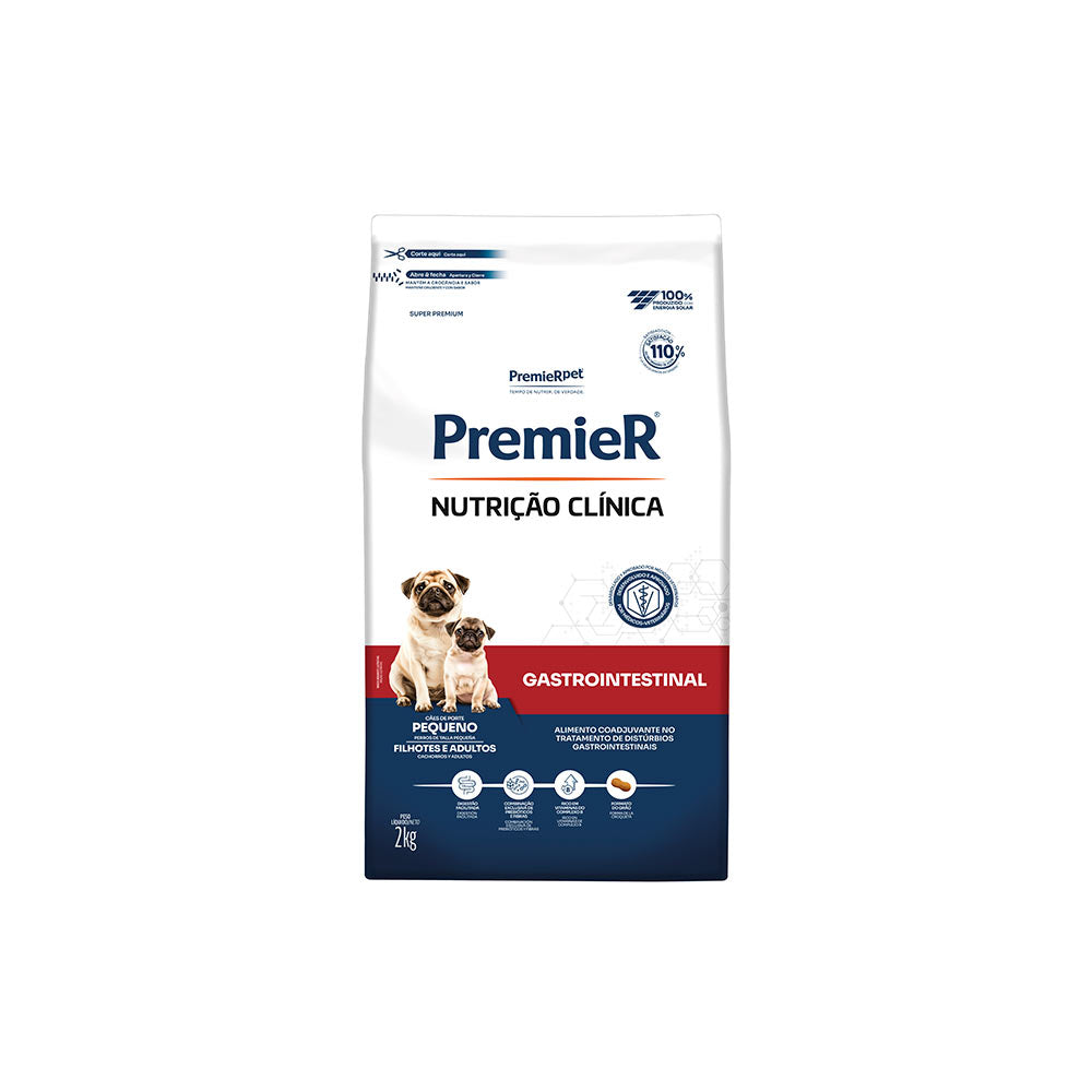RAÇÃO PREMIER CÃO GASTROINTESTINAL PEQUENO PORTE 2KG
