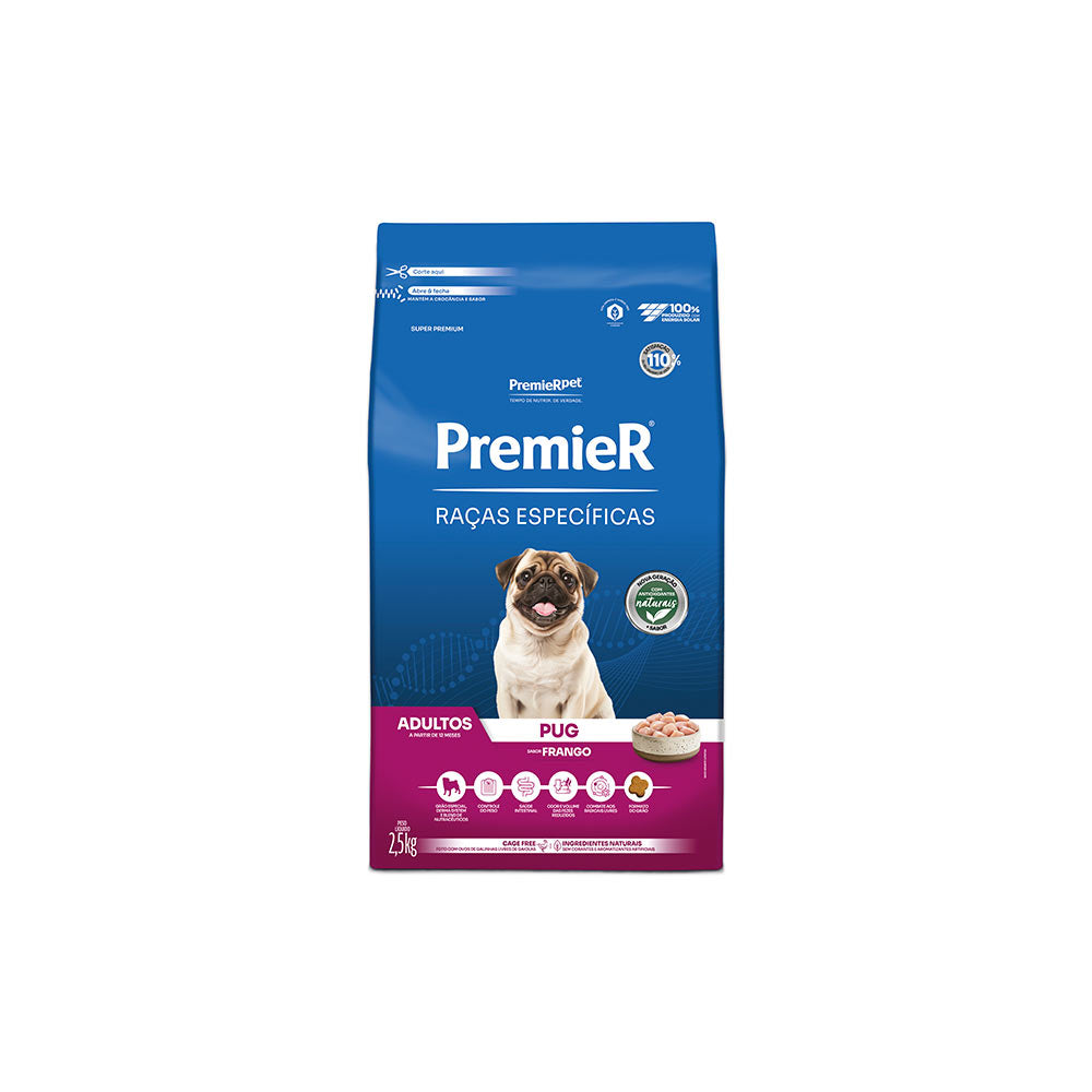 PREMIER RAÇAS ESPECIFICAS PUG ADULTO