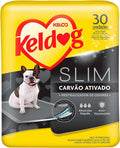 Tapete Higiênico Keldog Slim Ultra Dry Carvão Ativado - 30un