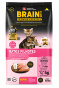 RAÇÃO BRAIN PLUS PREMIUM GATOS CASTRADOS FRANGO E LEITE 10,1KG