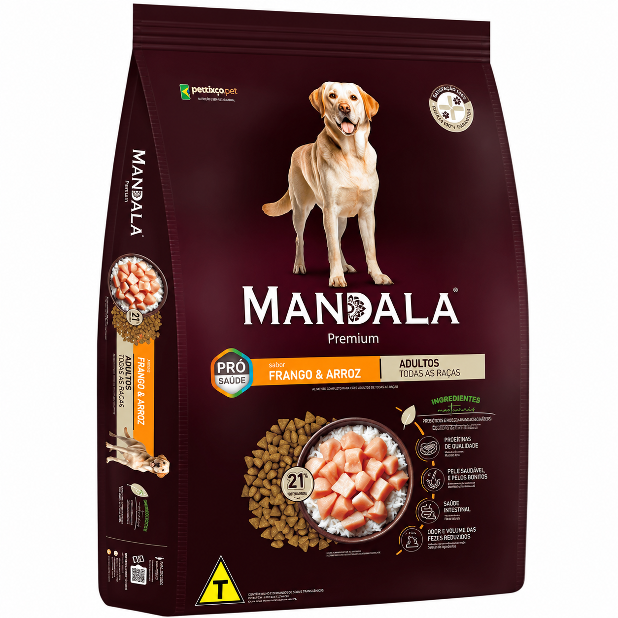 Ração Mandala Frango e Arroz -20kg