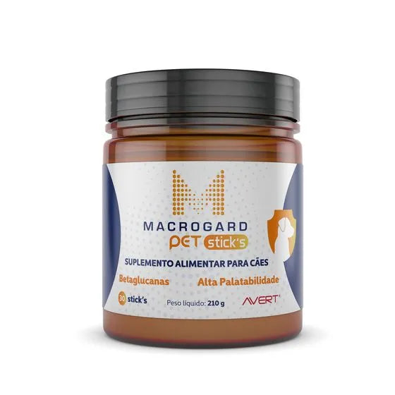 SUPLEMENTO ALIMENTAR CÃES MACROGARD STICKS AVERT 30 UNIDADES