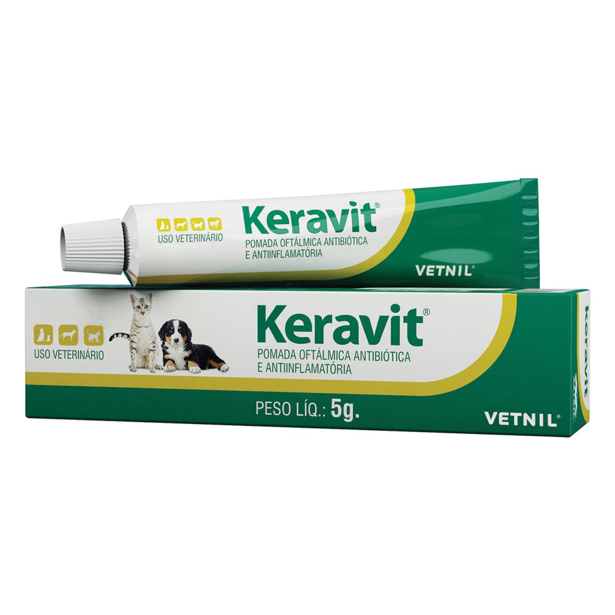 POMADA OFTALMOLÓGICA KERAVIT 5G