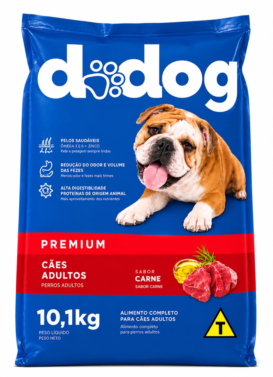 RAÇÃO D DOG PREMIUM CARNE