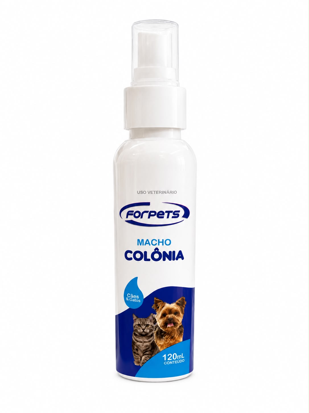 COLONIA FORPETS MACHO PARA CÃES E GATOS 120ML