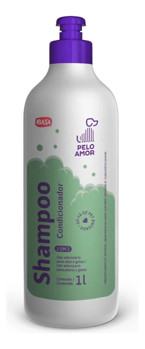 Shampoo para Cães e Gatos Pelo Amor 1L