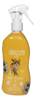 Banho A Seco Para Gatos 7 Em 1 Animalíssimo 300ml