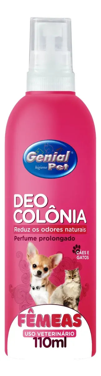 Perfume Colonia Pet Shop Cachorro Gato Femea 110ml