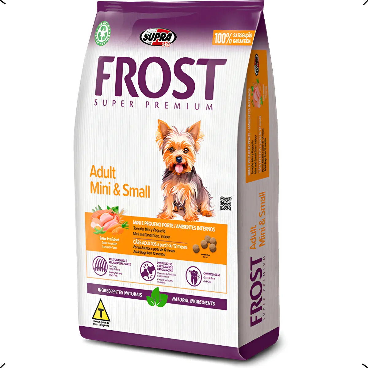 RAÇÃO FROST CÃO ADULTO RAÇAS MINIS E PEQUENAS