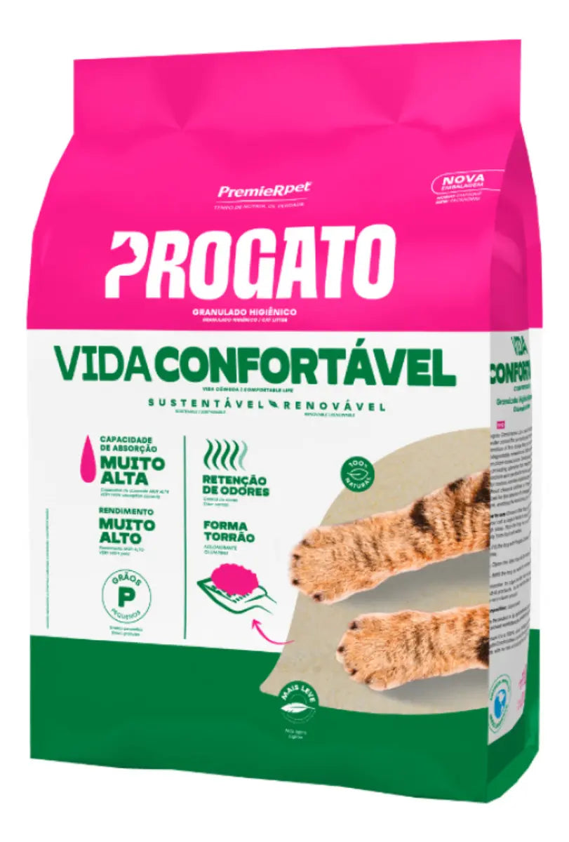 AREIA PROGATO VIDA CONFORTAVEL 4KG