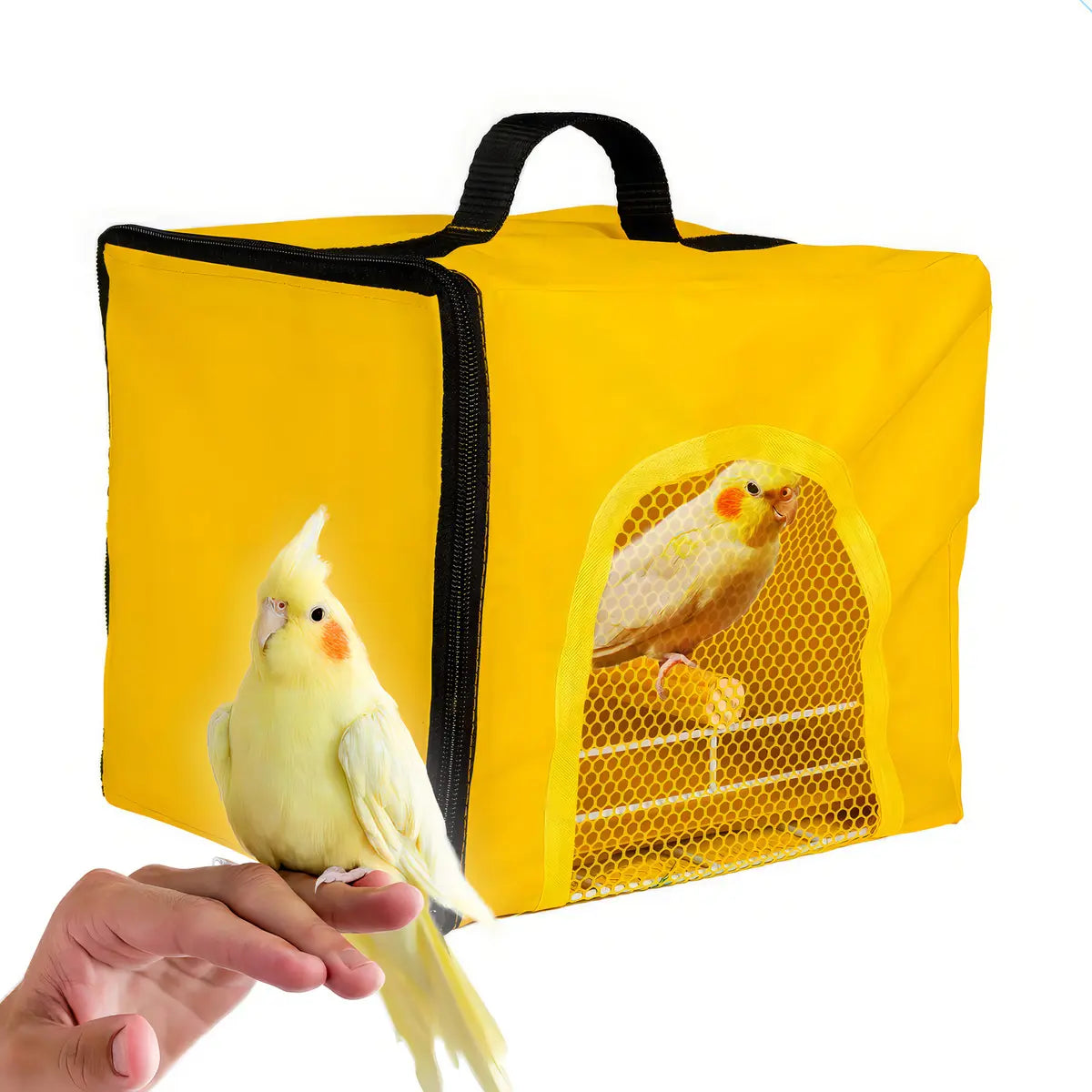 BOLSA DE TRANSPORTE PASSAROS AMARELO