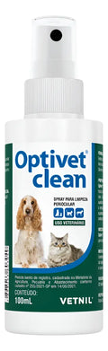 OPTIVET CLEAN SPRAY DE LIMPEZA PERIOCULAR 100ml