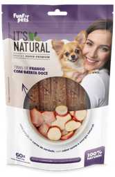 PETISCOS DE TIRAS NATURAIS FUNFOR PETS 60G