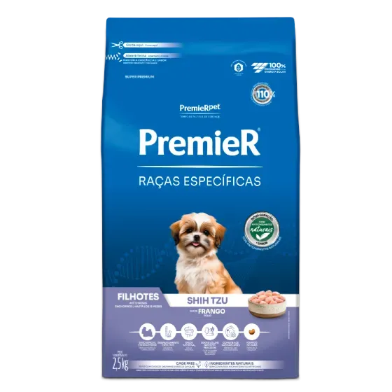 RAÇÃO PREMIER PARA RAÇAS ESPECIFICAS SHIH-TZU FILHOTE