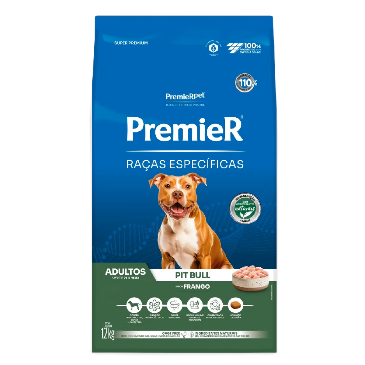 RAÇÃO PREMIER RAÇAS ESPECIFICAS PITBULL ADULTO 12KG