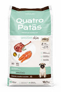 RAÇÃO QUATRO PATAS PREMIUM ESPECIAL CÃES ADULTOS SENSITIVE SKIN SABOR CORDEIRO, SALMÃO E ALECRIM 10,1KG