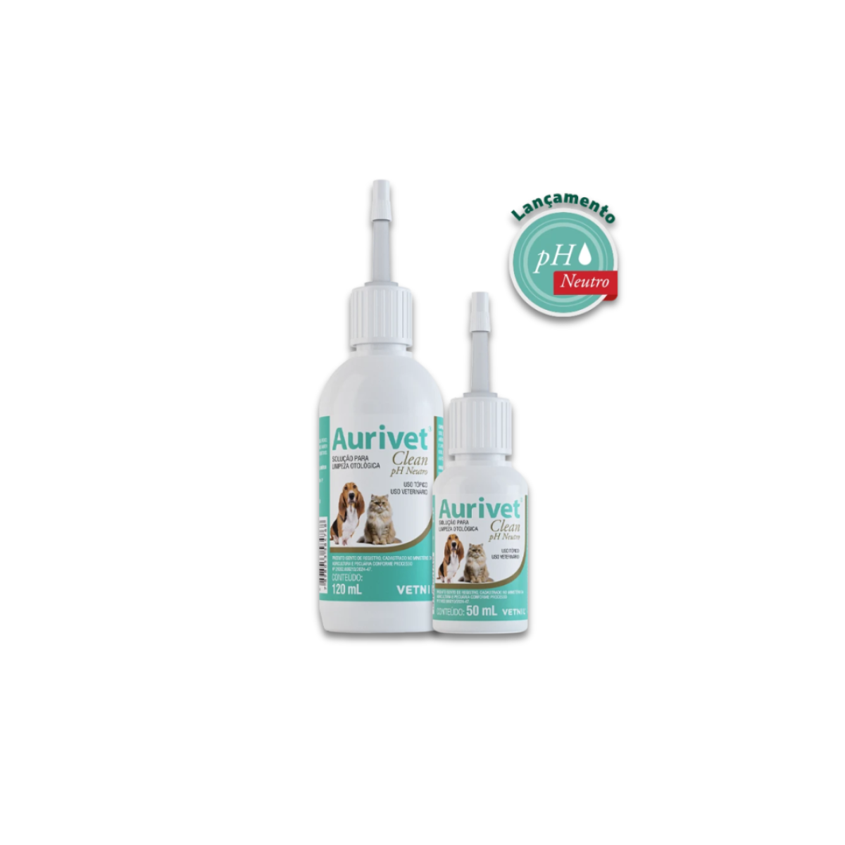 SOLUÇÃO OTOLÓGICA AURIVET CLEAN PH NEUTRO (50ML)