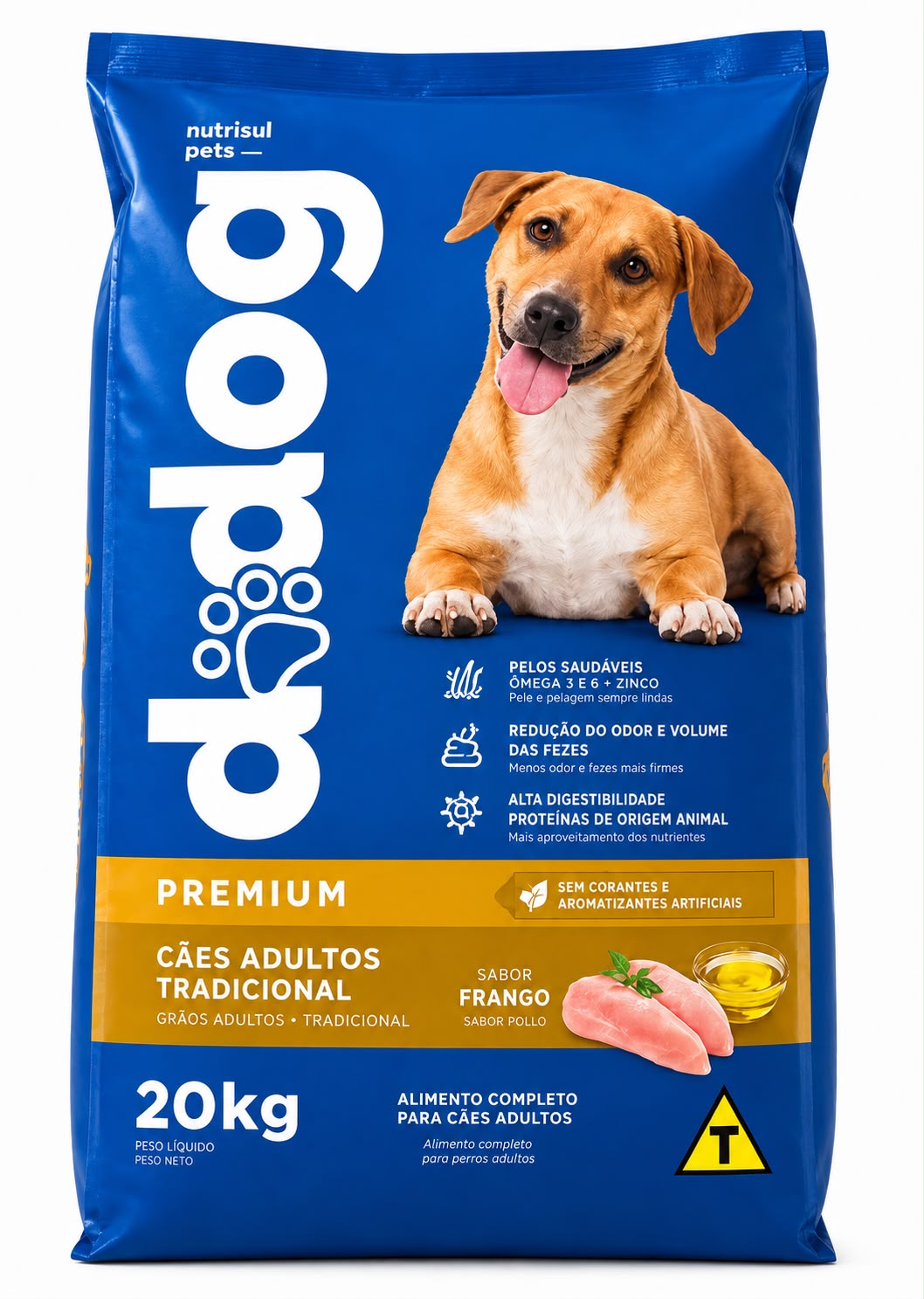 RAÇÃO D DOG PREMIUM FRANGO