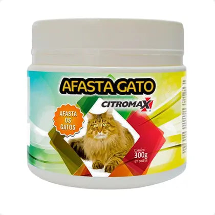 Afasta Gato Citromax Espanta Sofá Cama Quintal Jardim Carro 300g
