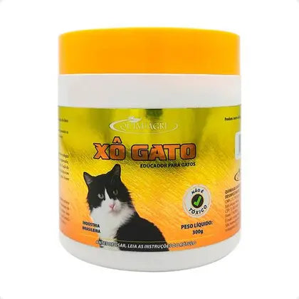 Xô Gato Quimiagri Educador Repelente De Gatos 300g