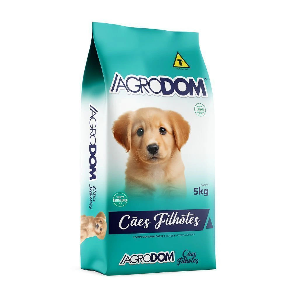 RAÇÃO AGRODOM PARA CÃES FILHOTES 5KG