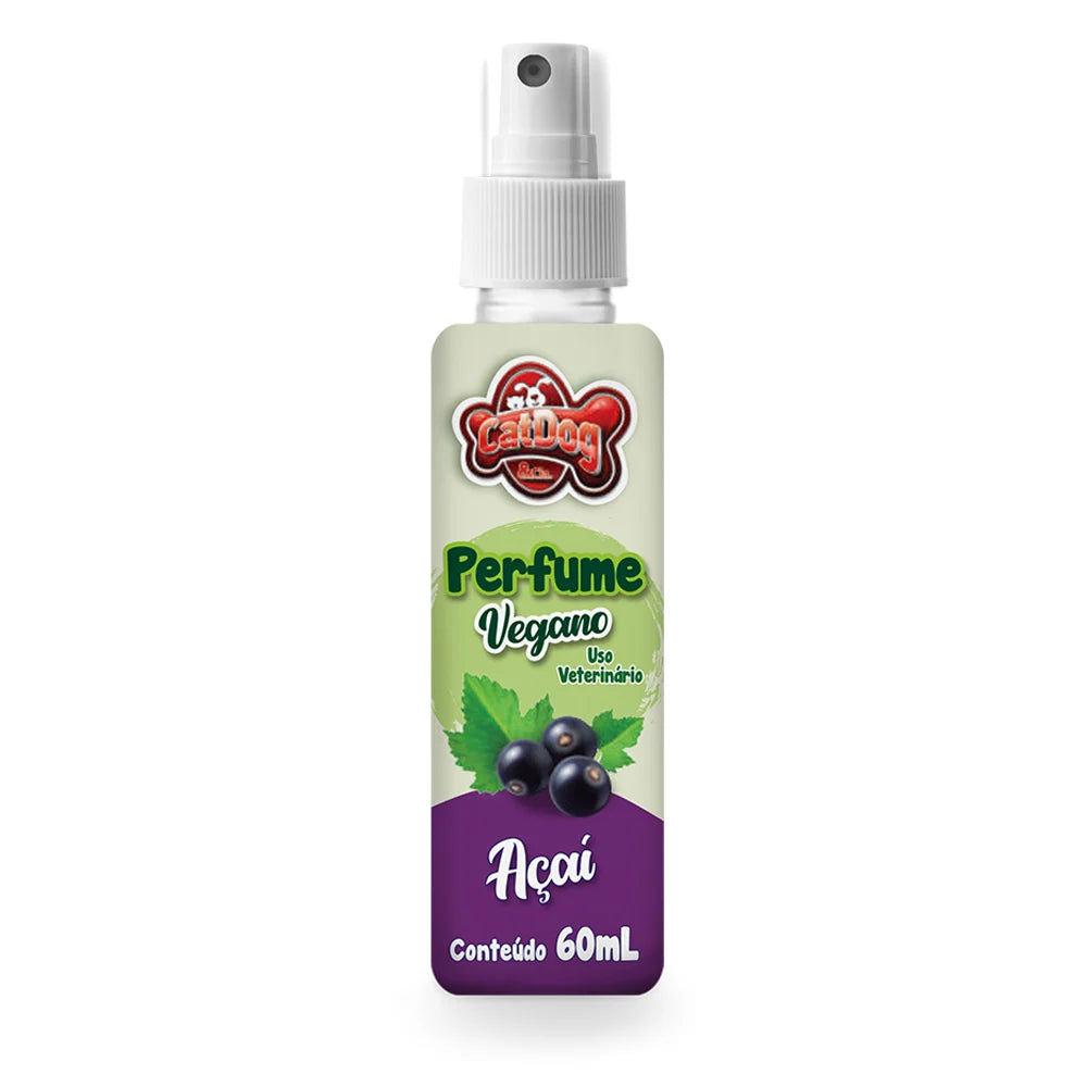 Perfume Vegano 60ml Cat Dog Cães e Gatos Pets
