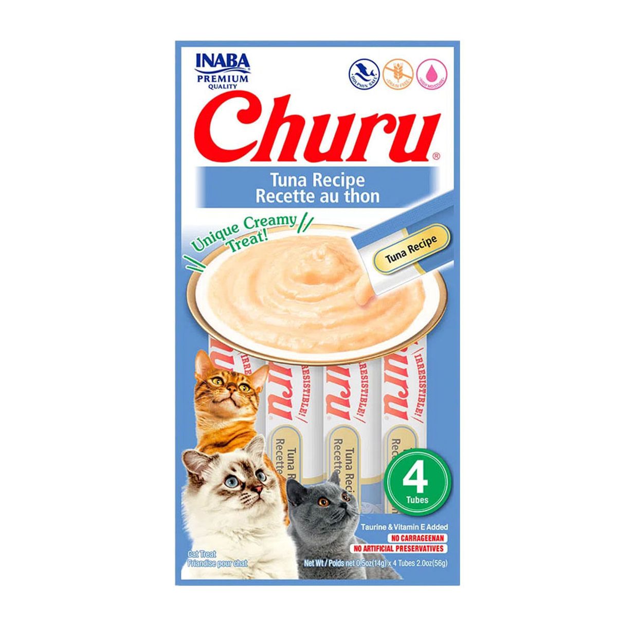 Petisco Churu Cremoso Atum para Gatos 56 g