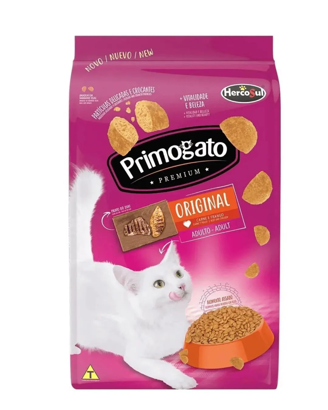 RAÇÃO PRIMOGATO GATO CASTRADO FRANGO 10,1KG