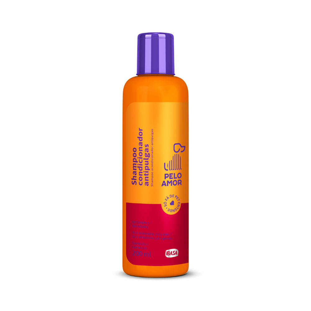 Shampoo e Condicionador Ibasa Antipulgas para Cães 200ml
