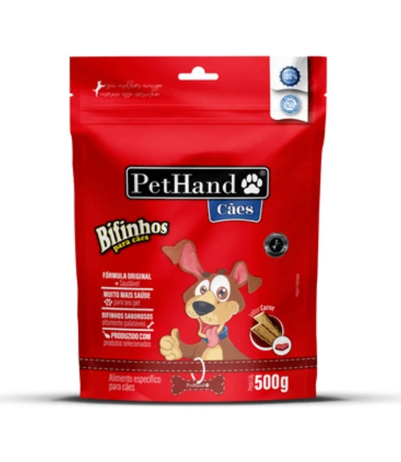 BIFINHOS PARA CÃES PETHAND SABOR CARNE