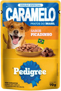 RAÇÃO ÚMIDA SACHÊ PEDIGREE CARAMELO SABOR PICADINHO 70G