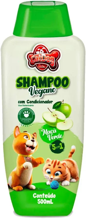 Shampoo Vegano 5 em 1 Para Cães E Gatos – Catdog 500ml