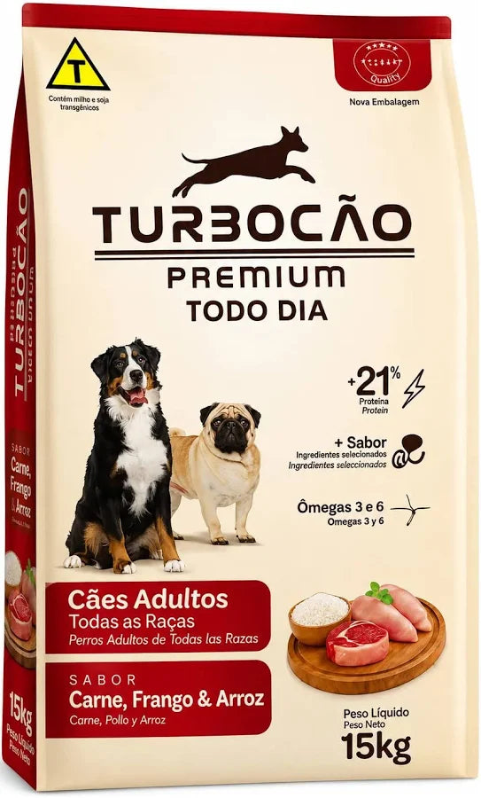 RAÇÃO TURBOCÃO TODO DIA 15KG