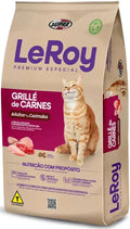 RAÇÃO LEROY SABOR GRILE DE CARNE PARA GATOS CASTRADOS 10,1KG