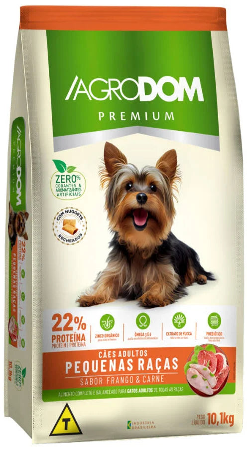 RAÇÃO AGRODOM PREMIUM CÃO PEQUENO PORTE 5KG
