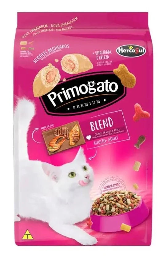 RAÇÃO PRIMOGATO GATO BLEND 10,1KG
